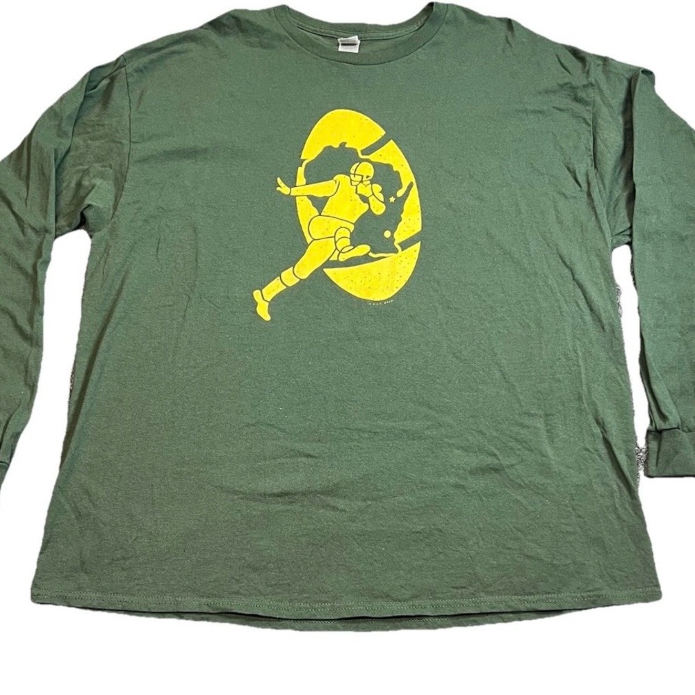 NFL Green Bay Packers T-Shirt 2XL Gildan Wisconsin Football Graphic Tee
